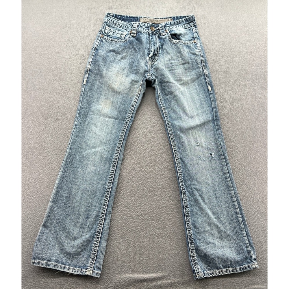 Rock and Roll Cowboy Jeans Mens 31x31 Relaxed Straight Leg  Medium Wash Blue